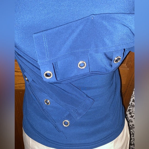 Mesmerize Rhinestone Sleeve Top - Picture 6 of 6